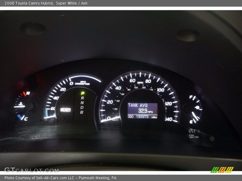 Super White / Ash 2008 Toyota Camry Hybrid