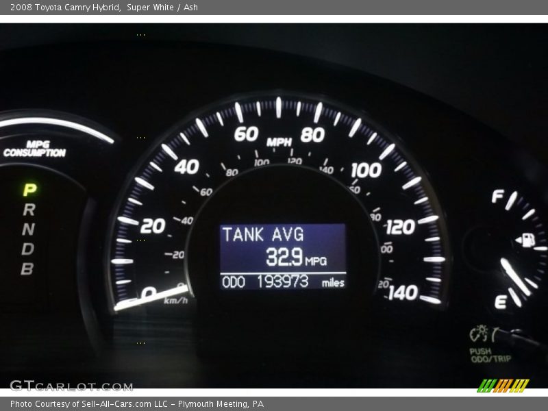 Super White / Ash 2008 Toyota Camry Hybrid