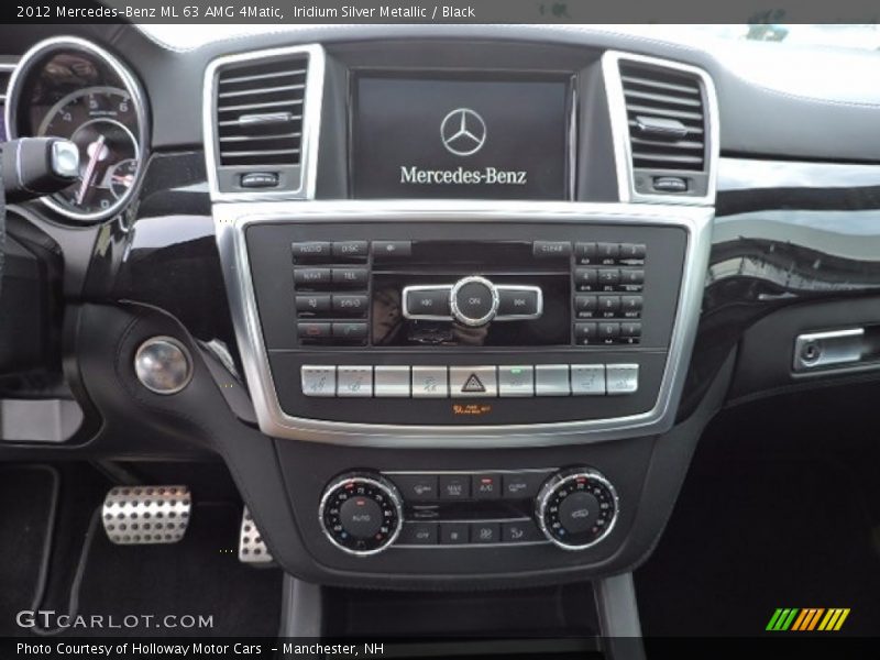 Iridium Silver Metallic / Black 2012 Mercedes-Benz ML 63 AMG 4Matic