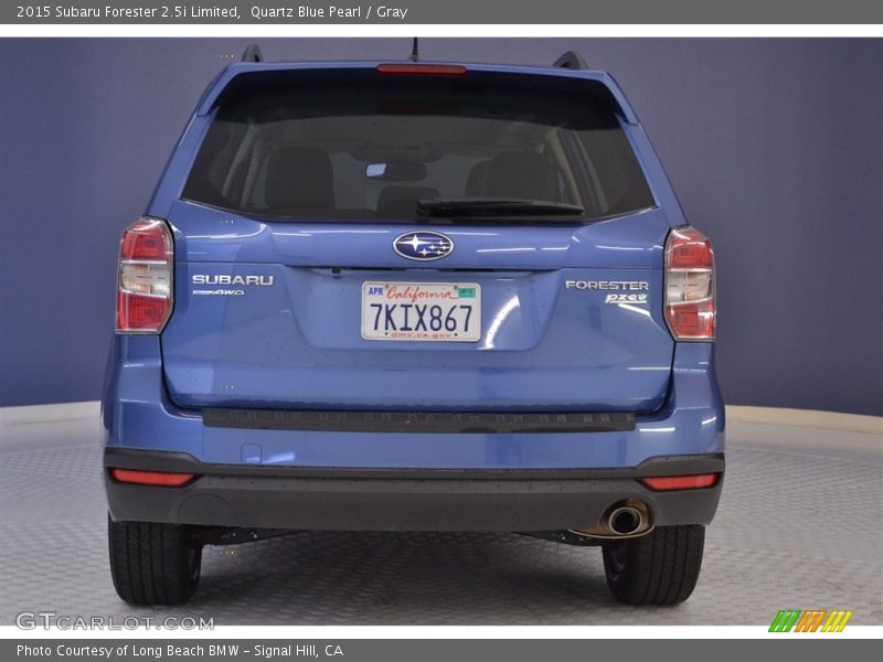 Quartz Blue Pearl / Gray 2015 Subaru Forester 2.5i Limited