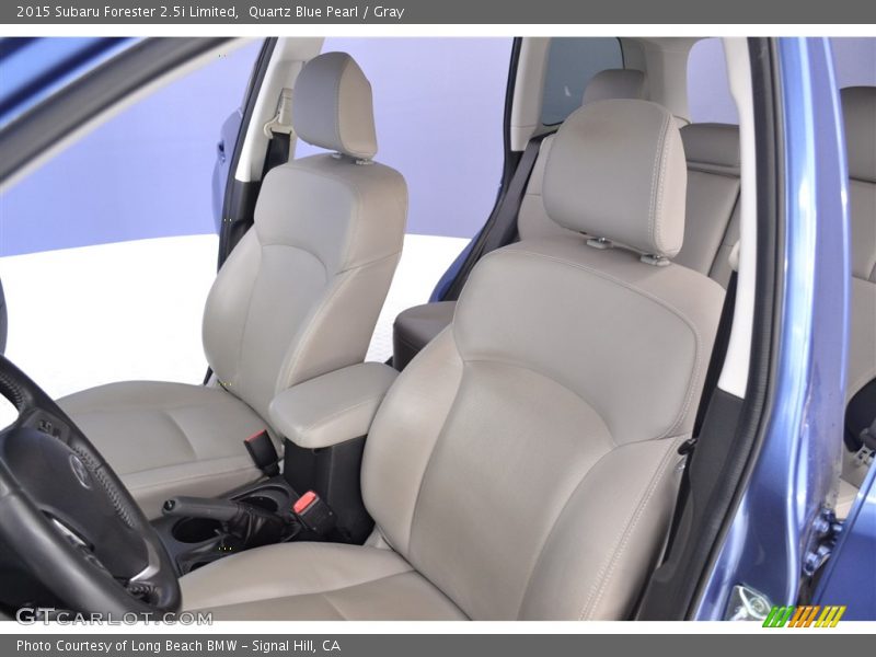 Quartz Blue Pearl / Gray 2015 Subaru Forester 2.5i Limited