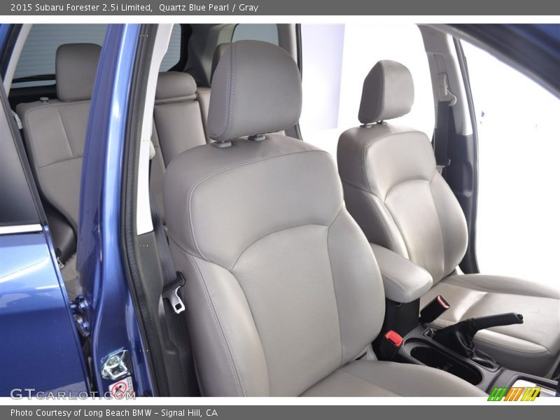 Quartz Blue Pearl / Gray 2015 Subaru Forester 2.5i Limited