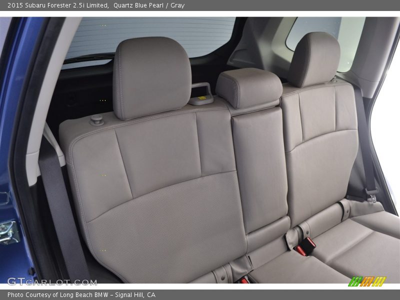 Quartz Blue Pearl / Gray 2015 Subaru Forester 2.5i Limited