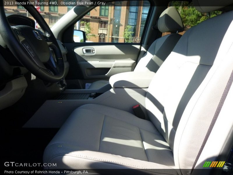 Obsidian Blue Pearl / Gray 2013 Honda Pilot Touring 4WD