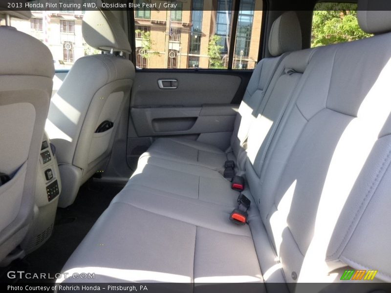 Obsidian Blue Pearl / Gray 2013 Honda Pilot Touring 4WD