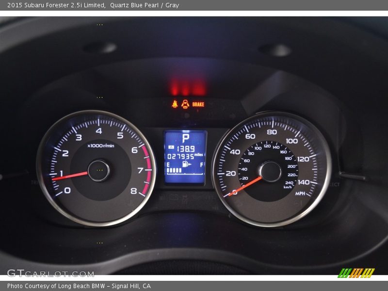 Quartz Blue Pearl / Gray 2015 Subaru Forester 2.5i Limited
