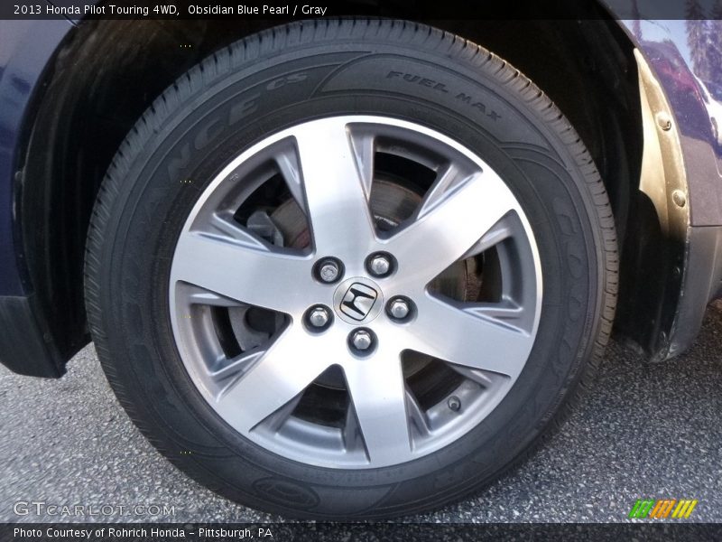 Obsidian Blue Pearl / Gray 2013 Honda Pilot Touring 4WD