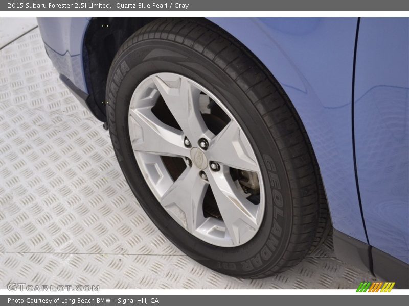 Quartz Blue Pearl / Gray 2015 Subaru Forester 2.5i Limited