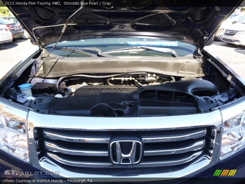 Obsidian Blue Pearl / Gray 2013 Honda Pilot Touring 4WD