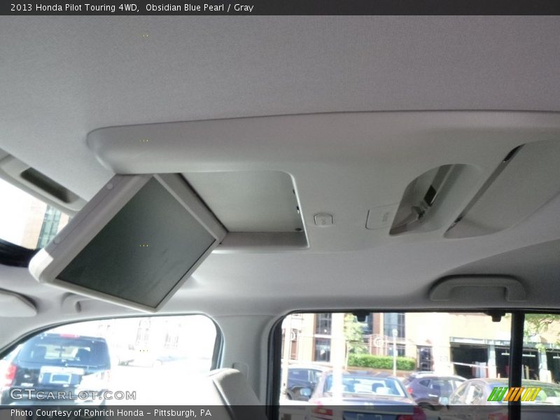 Obsidian Blue Pearl / Gray 2013 Honda Pilot Touring 4WD