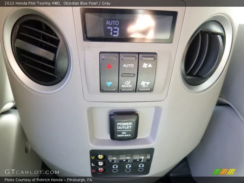 Obsidian Blue Pearl / Gray 2013 Honda Pilot Touring 4WD