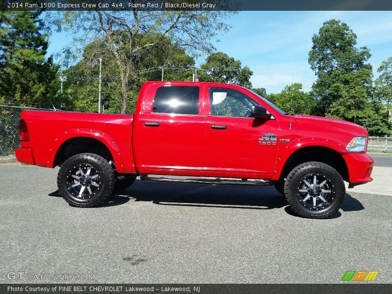 Flame Red / Black/Diesel Gray 2014 Ram 1500 Express Crew Cab 4x4