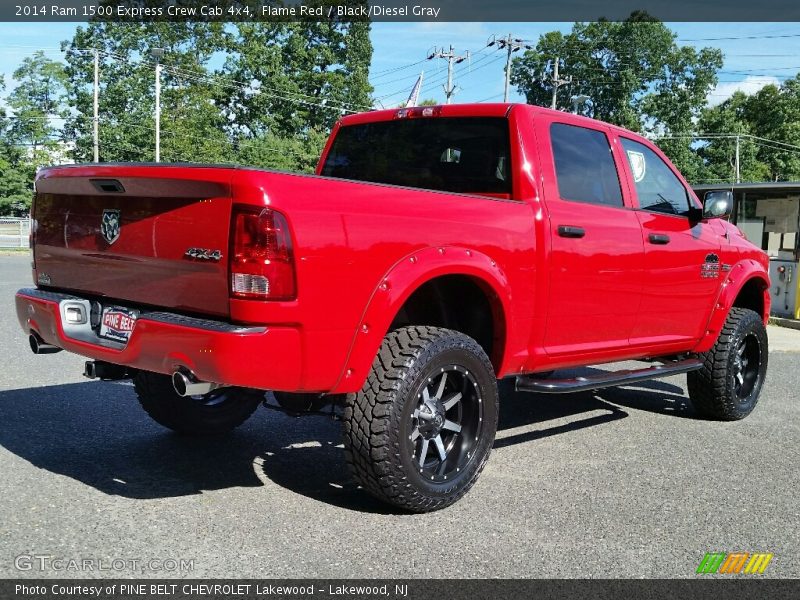 Flame Red / Black/Diesel Gray 2014 Ram 1500 Express Crew Cab 4x4