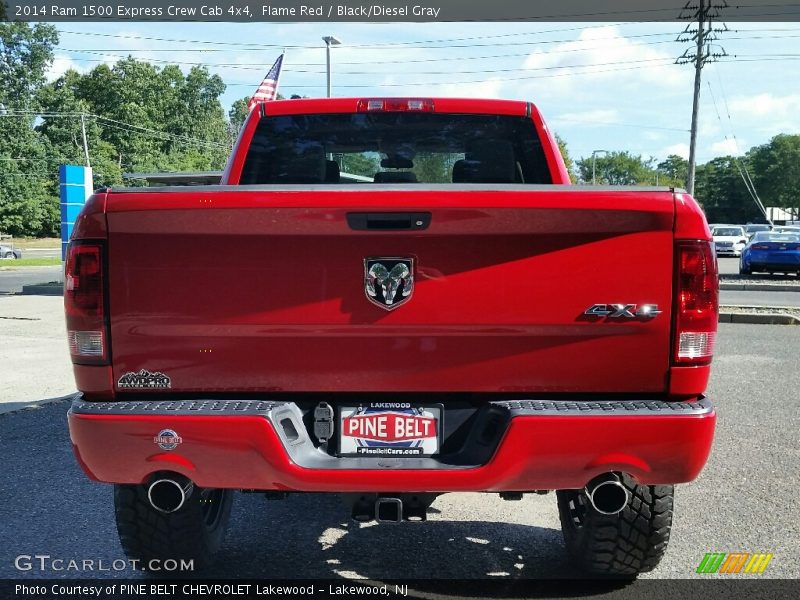 Flame Red / Black/Diesel Gray 2014 Ram 1500 Express Crew Cab 4x4