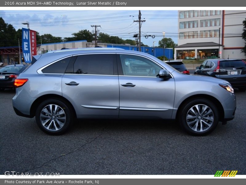 Lunar Silver Metallic / Ebony 2016 Acura MDX SH-AWD Technology