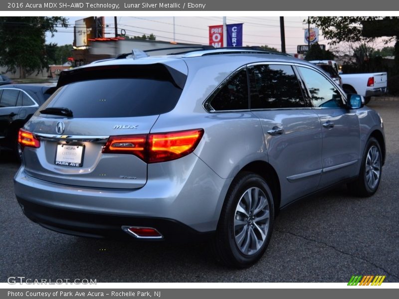 Lunar Silver Metallic / Ebony 2016 Acura MDX SH-AWD Technology