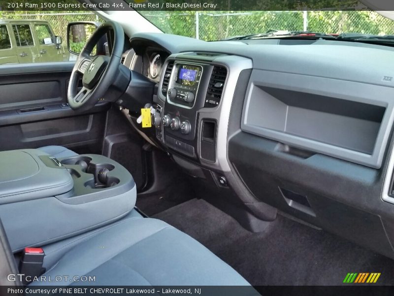Flame Red / Black/Diesel Gray 2014 Ram 1500 Express Crew Cab 4x4