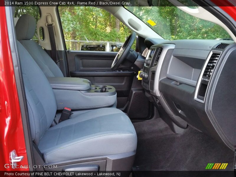 Flame Red / Black/Diesel Gray 2014 Ram 1500 Express Crew Cab 4x4