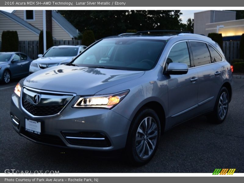 Lunar Silver Metallic / Ebony 2016 Acura MDX SH-AWD Technology