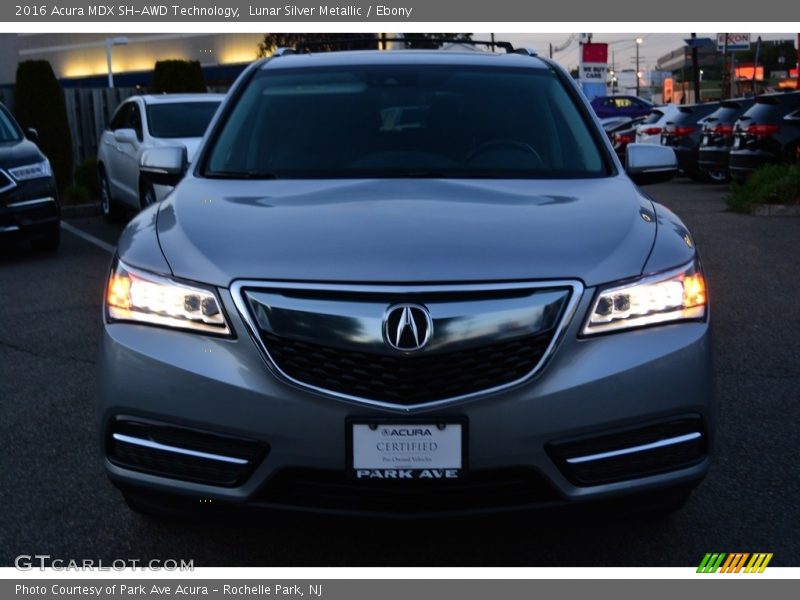 Lunar Silver Metallic / Ebony 2016 Acura MDX SH-AWD Technology