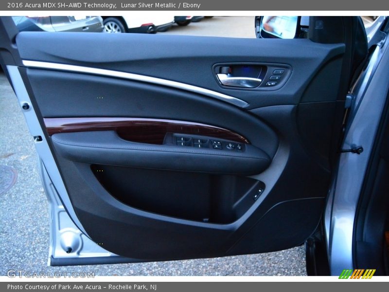 Lunar Silver Metallic / Ebony 2016 Acura MDX SH-AWD Technology