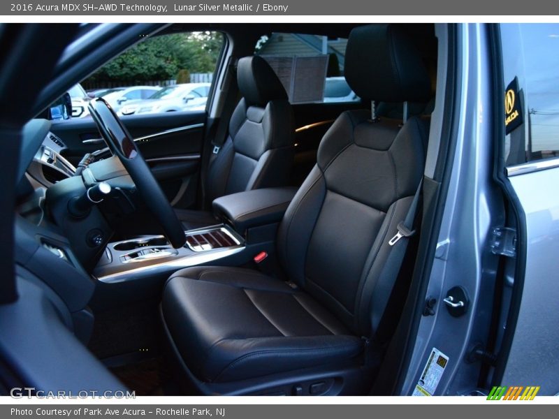 Lunar Silver Metallic / Ebony 2016 Acura MDX SH-AWD Technology