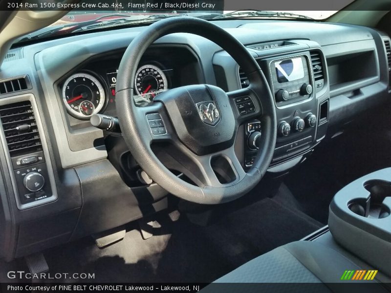 Flame Red / Black/Diesel Gray 2014 Ram 1500 Express Crew Cab 4x4