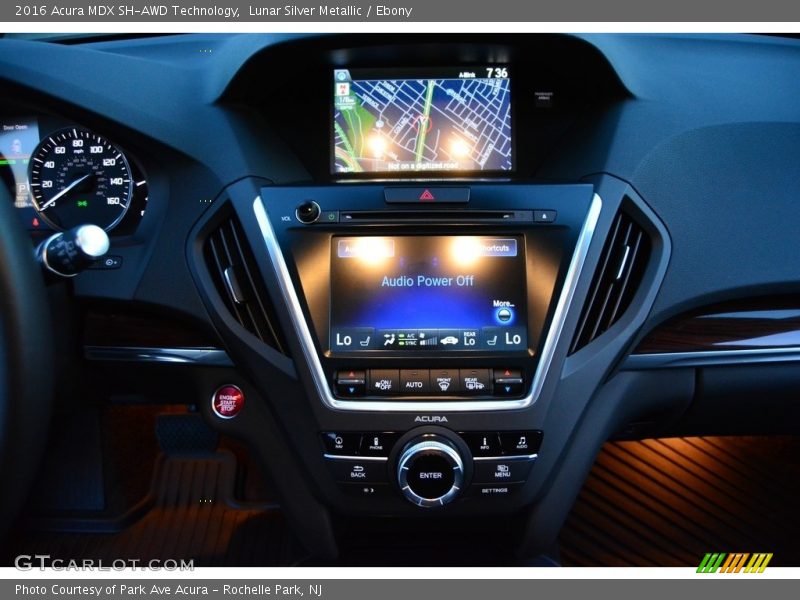 Lunar Silver Metallic / Ebony 2016 Acura MDX SH-AWD Technology