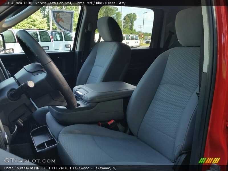 Flame Red / Black/Diesel Gray 2014 Ram 1500 Express Crew Cab 4x4