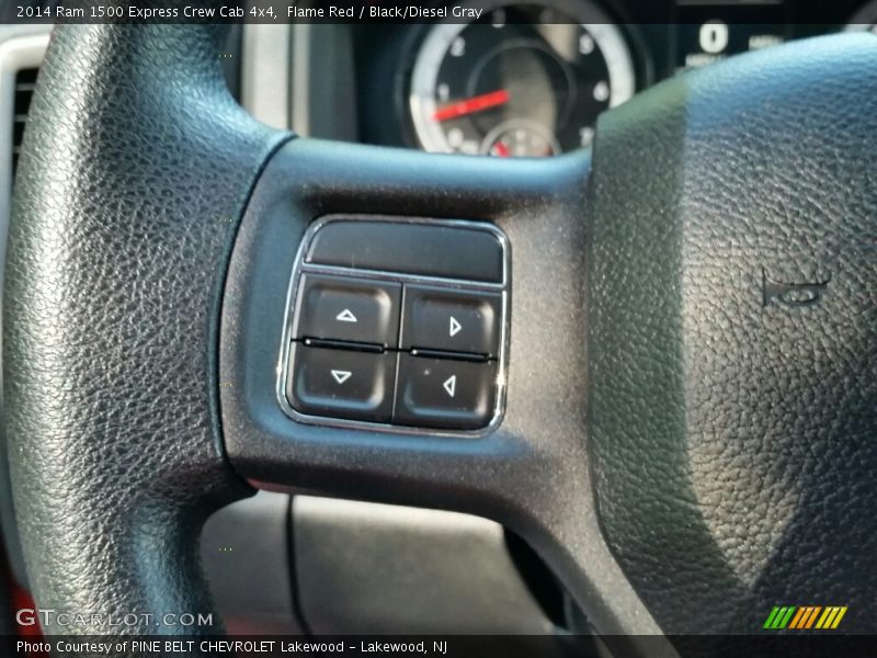 Flame Red / Black/Diesel Gray 2014 Ram 1500 Express Crew Cab 4x4