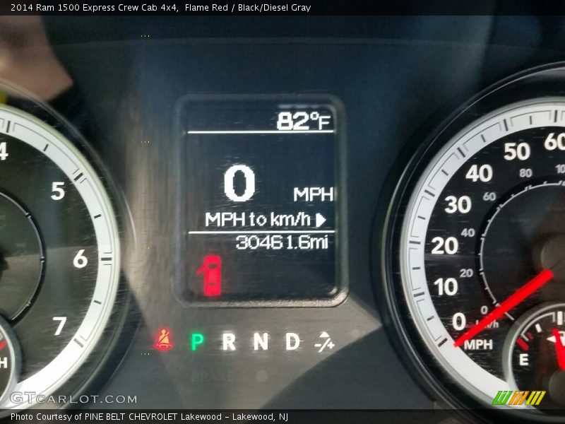 Flame Red / Black/Diesel Gray 2014 Ram 1500 Express Crew Cab 4x4