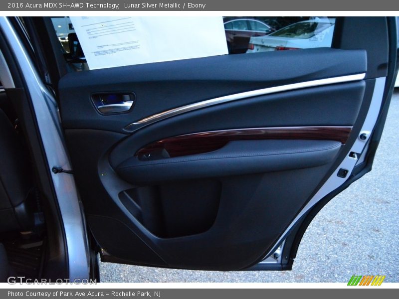 Lunar Silver Metallic / Ebony 2016 Acura MDX SH-AWD Technology