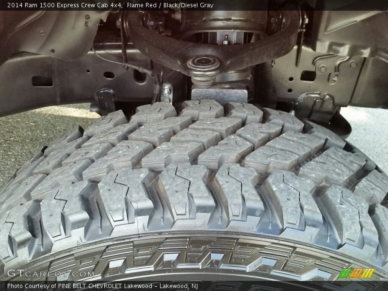 Flame Red / Black/Diesel Gray 2014 Ram 1500 Express Crew Cab 4x4