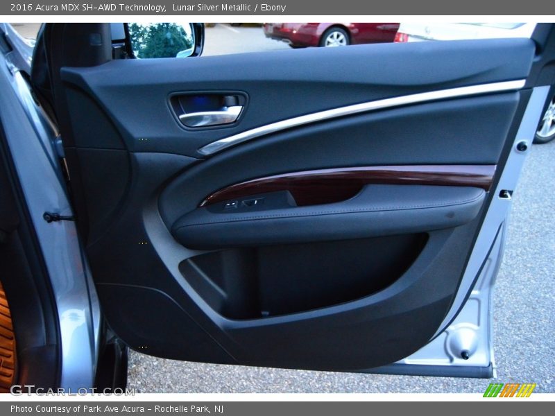 Lunar Silver Metallic / Ebony 2016 Acura MDX SH-AWD Technology