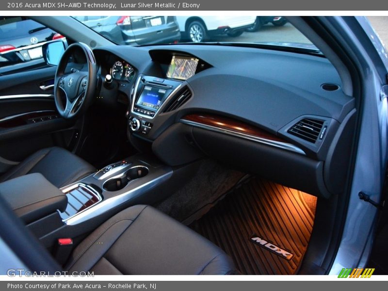 Lunar Silver Metallic / Ebony 2016 Acura MDX SH-AWD Technology
