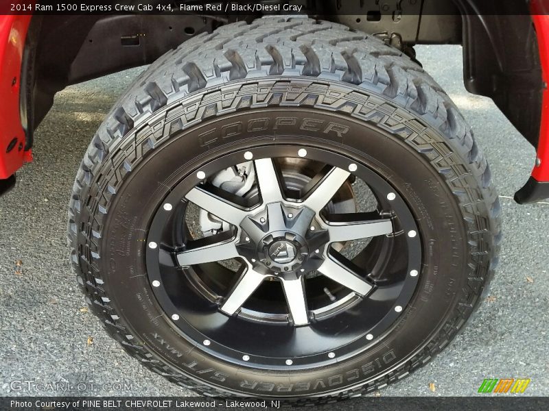 Flame Red / Black/Diesel Gray 2014 Ram 1500 Express Crew Cab 4x4