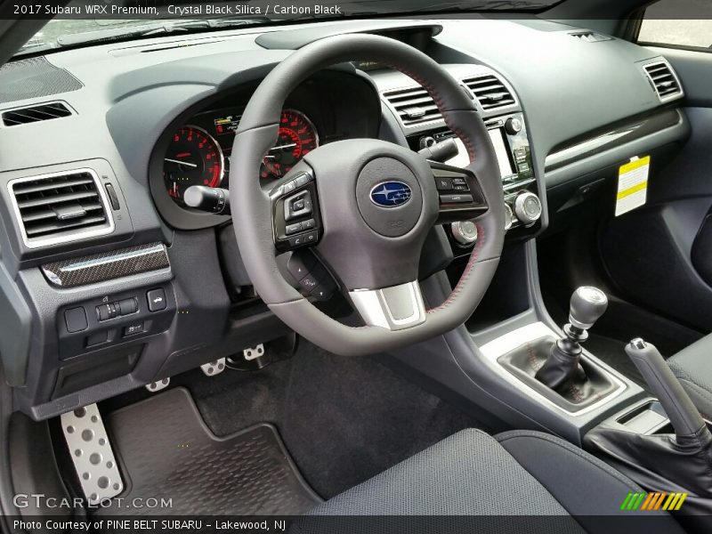  2017 WRX Premium Carbon Black Interior