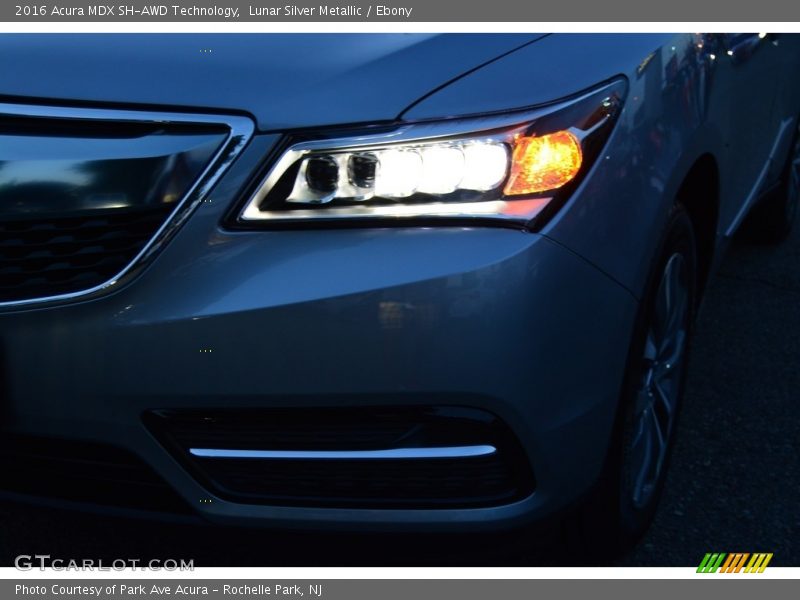 Lunar Silver Metallic / Ebony 2016 Acura MDX SH-AWD Technology