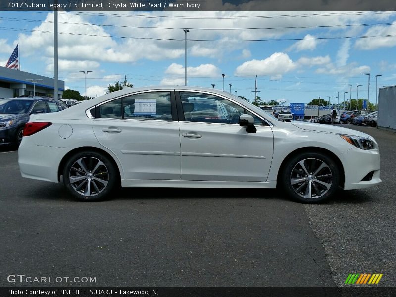 Crystal White Pearl / Warm Ivory 2017 Subaru Legacy 2.5i Limited