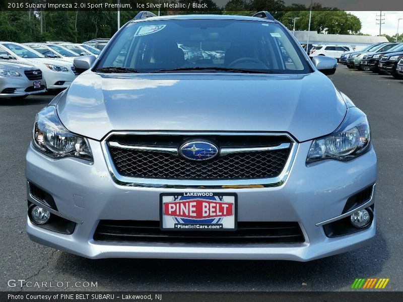 Ice Silver Metallic / Black 2016 Subaru Impreza 2.0i Sport Premium