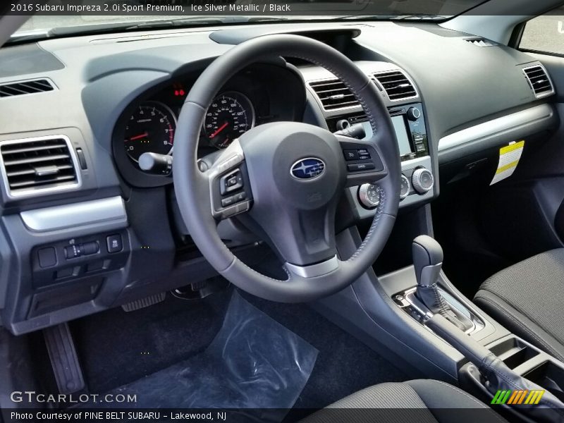 Ice Silver Metallic / Black 2016 Subaru Impreza 2.0i Sport Premium
