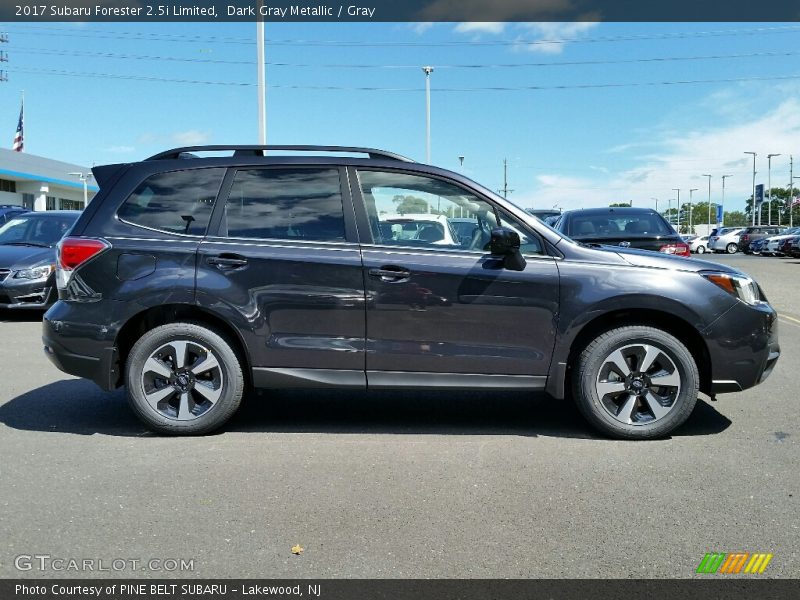 Dark Gray Metallic / Gray 2017 Subaru Forester 2.5i Limited