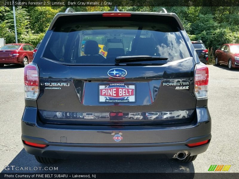 Dark Gray Metallic / Gray 2017 Subaru Forester 2.5i Limited