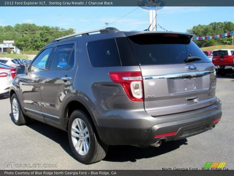 Sterling Gray Metallic / Charcoal Black 2013 Ford Explorer XLT