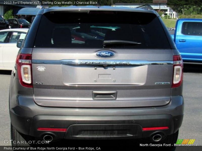 Sterling Gray Metallic / Charcoal Black 2013 Ford Explorer XLT