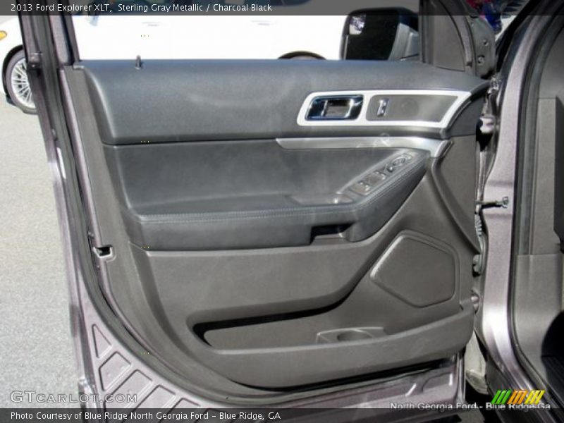 Sterling Gray Metallic / Charcoal Black 2013 Ford Explorer XLT