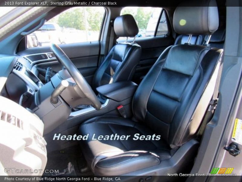 Sterling Gray Metallic / Charcoal Black 2013 Ford Explorer XLT