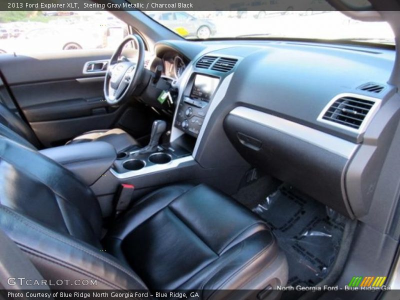 Sterling Gray Metallic / Charcoal Black 2013 Ford Explorer XLT