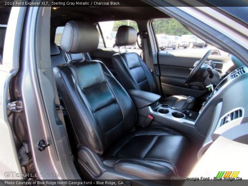 Sterling Gray Metallic / Charcoal Black 2013 Ford Explorer XLT
