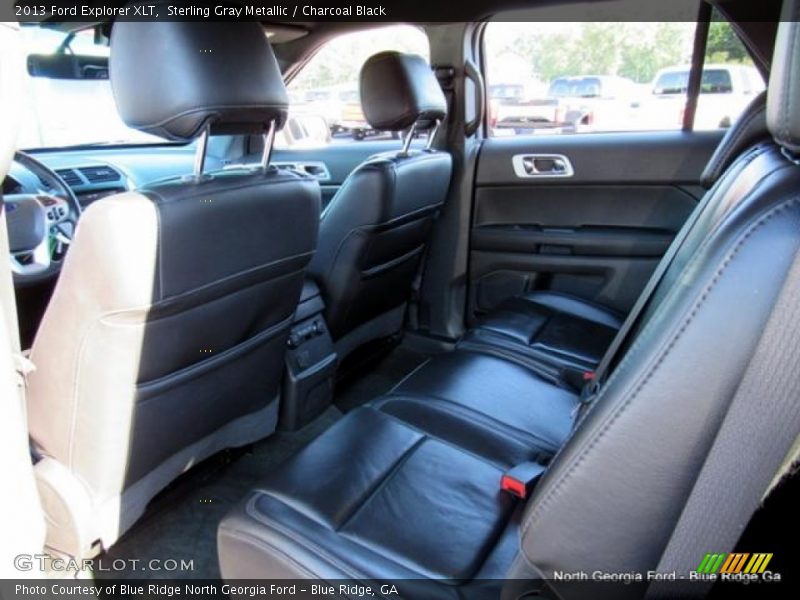 Sterling Gray Metallic / Charcoal Black 2013 Ford Explorer XLT